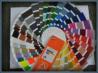 Professional Powder Coating color wheel