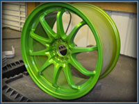 Powder Coated Wheels from Professional Powder Coating!